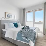 Apartmán Beachterraceone - Eg, Meerblick, Terrasse, Kamin, Sauna Olpenitz