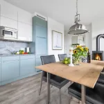 Beachterraceone - Eg, Meerblick, Terrasse, Kamin, Sauna Apartmán *