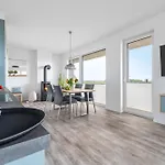 Apartmán Beachterraceone - Eg, Meerblick, Terrasse, Kamin, Sauna Olpenitz
