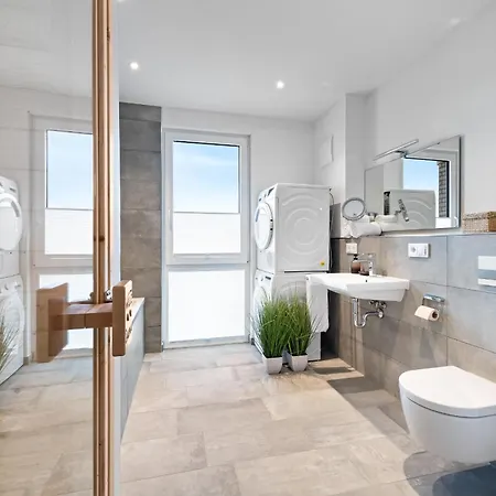 Beachterraceone - Eg, Meerblick, Terrasse, Kamin, Sauna Olpenitz