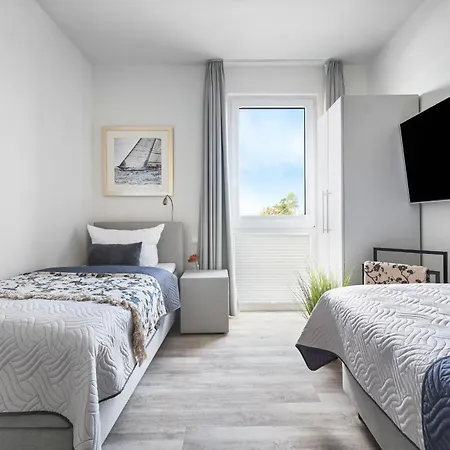 Appartement Beachterraceone - Eg, Meerblick, Terrasse, Kamin, Sauna