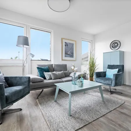 Beachterraceone - Eg, Meerblick, Terrasse, Kamin, Sauna Apartament