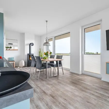 Appartement Beachterraceone - Eg, Meerblick, Terrasse, Kamin, Sauna Olpenitz